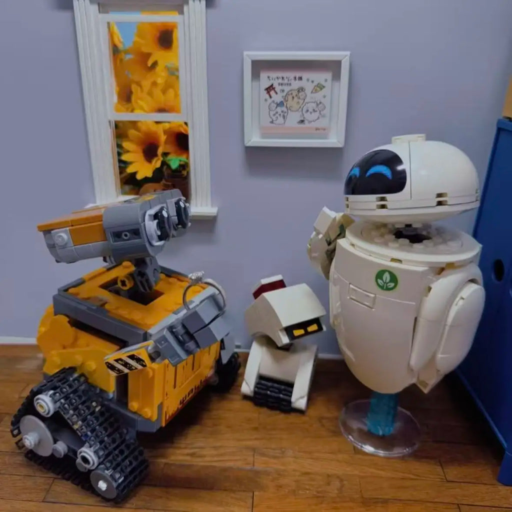 2025 NEUE 811PCS MOC 43279 WALLI EVE Roboter Bausteine Figur Blöcke Nette Cartoon Charakter Spielzeug Weihnachten Geburtstag geschenke