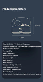 Tragbarer Mini-Bluetooth-Lautsprecher, Umgebungslicht, hochwertiger Klang, Bluetooth-Musikbox mit Dimmung, weiches Licht, kabellose Musikwiedergabe