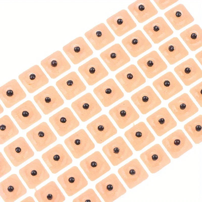 600/1200PCS Entspannung Ohr Aufkleber, Therapie Nadel Patch, Ohr Akupunktur, Nadel Ohr Massage, Pflege Auriculotherapie, Vaccaria Samen