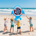 Aufblasbares Klebedart-Wurfspiel – Familien-Gartenspiel für Kinder & Erwachsene | PVC