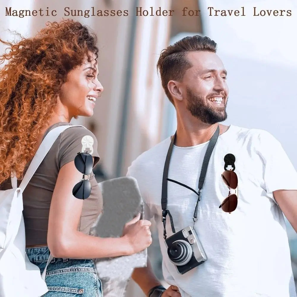Magnetischer Brillenhalter für Kleidung – Silikon-Clip für sicheren Halt