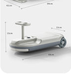 Elektrisches Mini-Kart-Twist-Auto für Kinder, Aufsitzspielzeug mit Reinigungsfunktion, 12 V batteriebetriebenes Fahrzeug