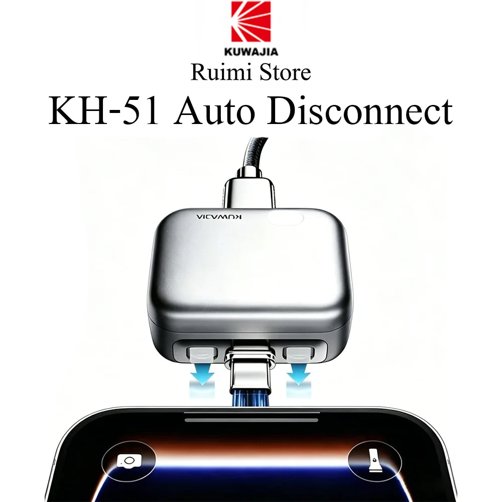 KUWAJIA KH-51 USB-C Ladeadapter – Automatische Trennung bei Vollladung, CE, Akkuschutz