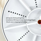 Drahtlose Mini-Geschirrspüler für die Küche, USB-Ultraschallspüle, Obst- und Gemüse-Geschirrspüler, elektrische tragbare Waschmaschinen, Singapur Diego Diego