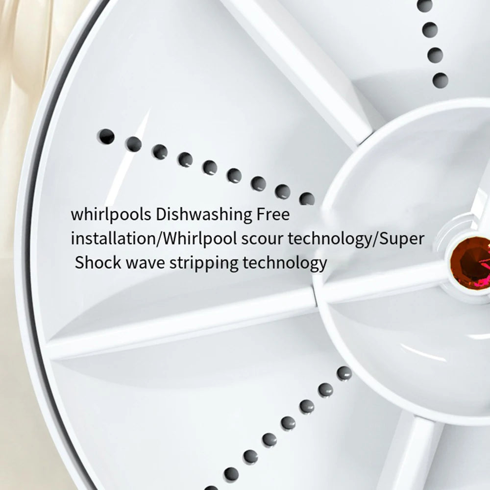 Drahtlose Mini-Geschirrspüler für die Küche, USB-Ultraschallspüle, Obst- und Gemüse-Geschirrspüler, elektrische tragbare Waschmaschinen, Singapur Diego Diego