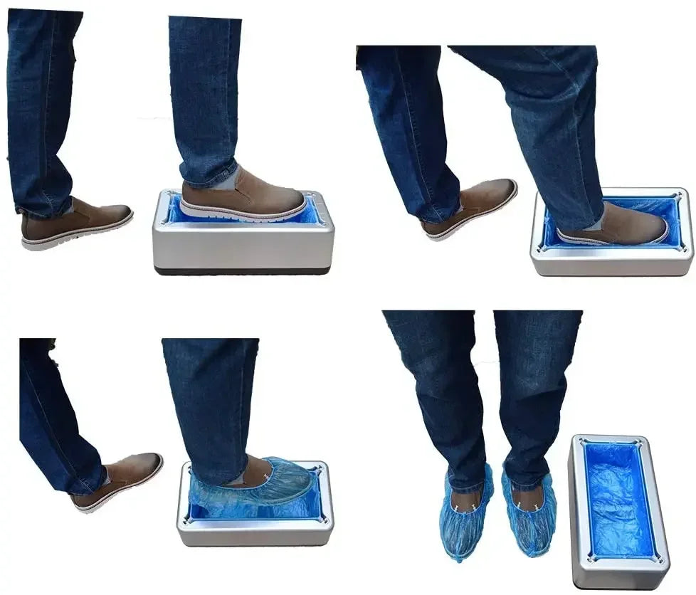 Automatische Schuhüberzugsmaschine, wasserdichte Einweg-Schuhüberzugsspender, tragbare freihändige Maschine für Zuhause und Büro