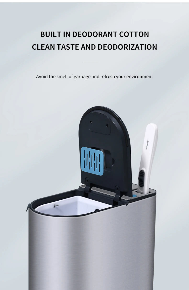 Neue Xiaomi Edelstahl Smart Mülleimer Wc Pinsel Anzug Wasserdichte Mülleimer mit Abdeckung Badezimmer Schmale Smart Sensor Eimer