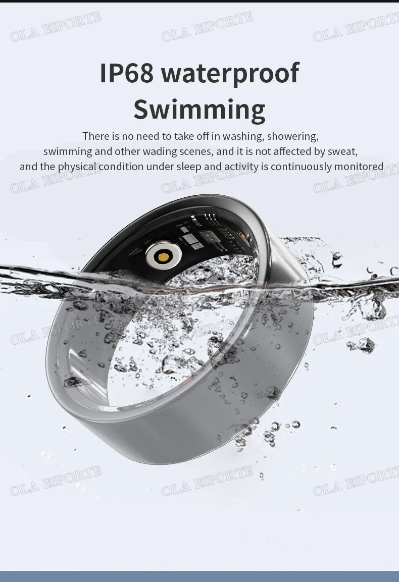 2025 neue Smart Ring Männer Frauen Kamera Steuerung Herzfrequenz Blut Sauerstoff Monitor Smartring IP68 & 5ATM Wasserdichte Multi-sport Modi