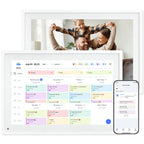 TABWEE P10 10,1 Zoll WiFi-Digitalkalender, intelligentes Touchscreen-Interaktives Display für Familienpläne, Aufgabendiagramm, digitales Foto
