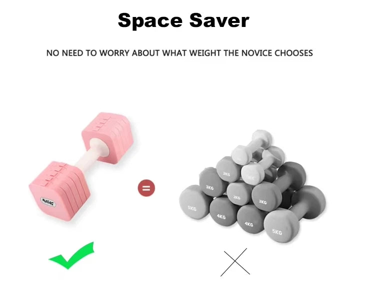 Heimfitness-Hantel-Sets für Damen, hochwertiges, kostenloses Hantel-Armband, individuell für Übungen