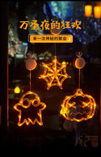 20 Stück Halloween-LED-Dekorationslichter für Atmosphäre, festliche Vorräte, Kürbislaternen und Requisiten
