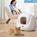 CATLINK Selbstreinigende Katzentoilette, automatische Toilette für Katzen, großer geschlossener Sandkasten, Katzenhaustier, intelligente Artikel, Arenero Gato Cerrado Katzentoilette