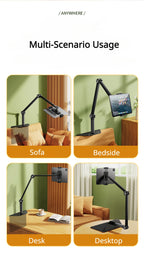 Oatsbasf versteckter Nachttisch-Tablet-Telefonständer 990 °   Drehbare, einsteckbare, geschlitzte, aufsteckbare Telefonhalterung, Tablet-Halterung für Sofa, Schreibtisch