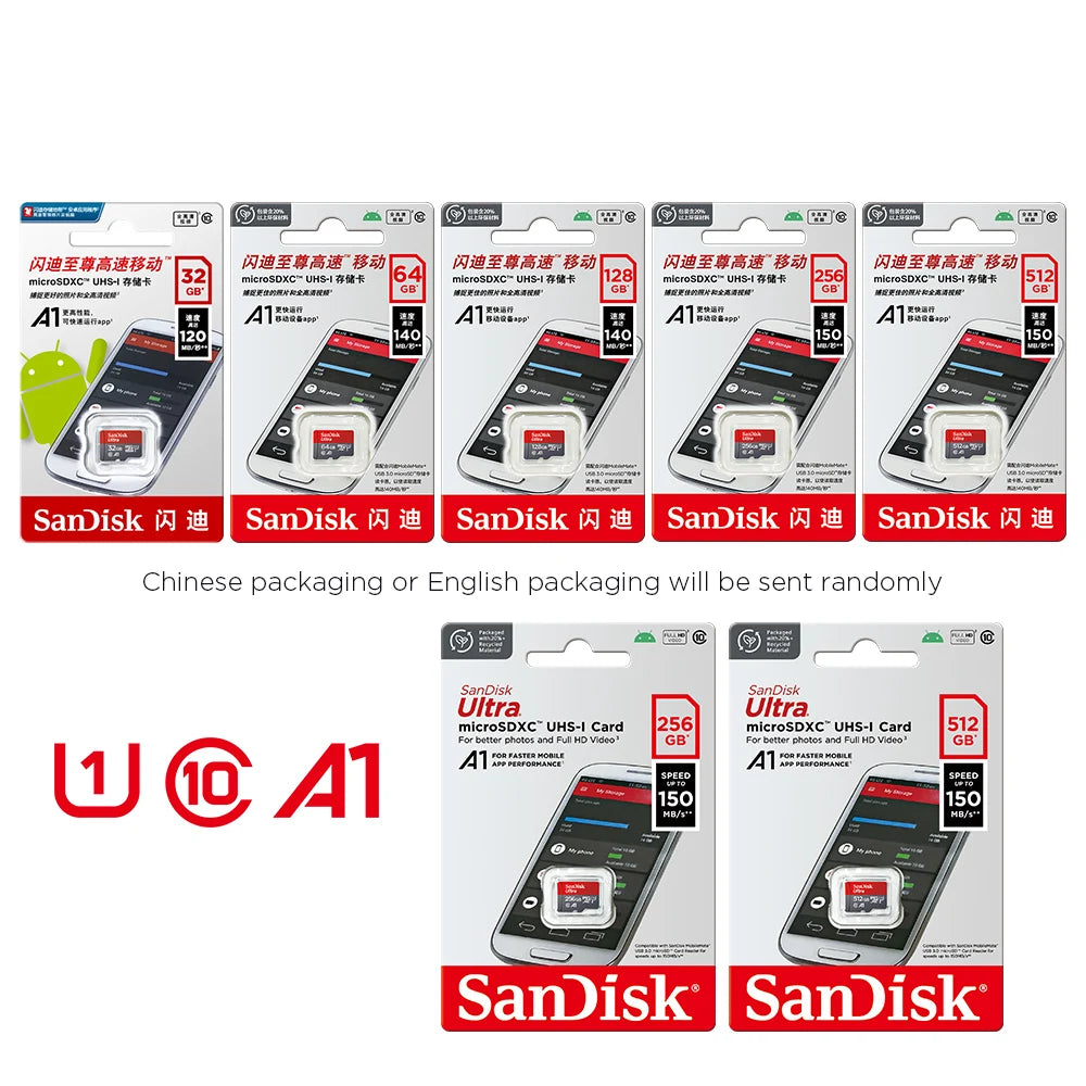Ultra Micro TF SD 128 GB 32 GB 64 GB 256 GB Micro TF SD-Karte SD/TF-Flash-Karte Speicherkarte 32 64 128 GB MiniSD für Telefon