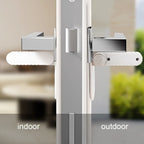 Türhebelschloss Universal Anti-offener Griff Kind Baby Sicherheitsschlösser Stanzfreies Multifunktions-Sicherheitsschloss mit versteckter Knopfschnalle