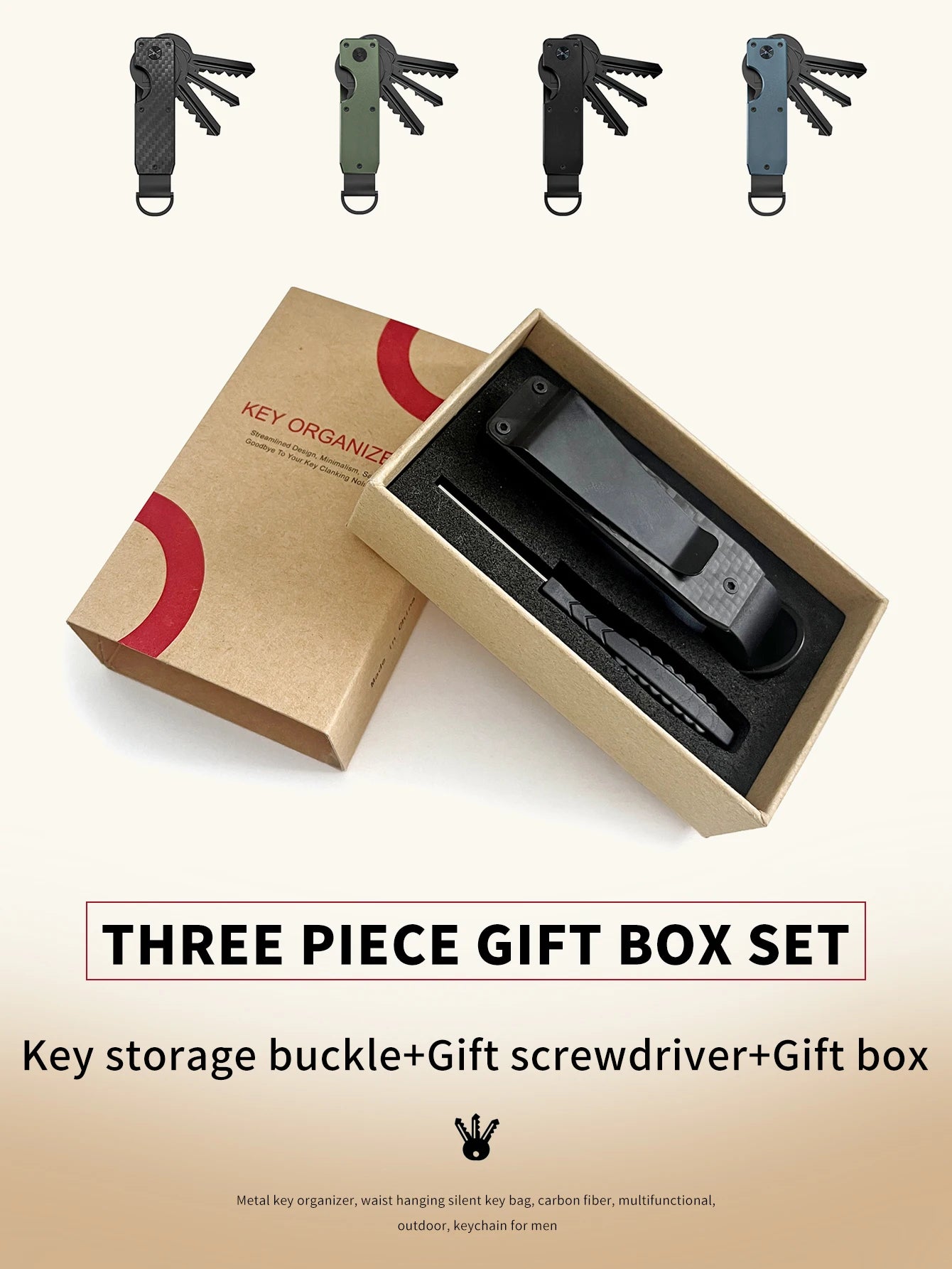 Neuer minimalistischer, innovativer Schlüsselhalter