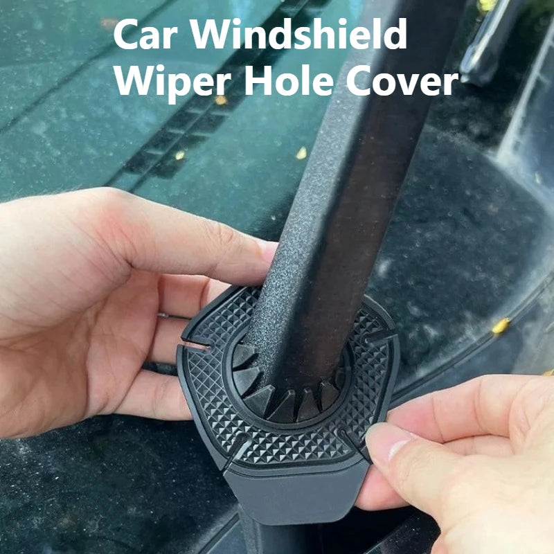 Auto Wischer Loch Schutzhülle, Scheibenwischer Schutz Abdeckung, Universal Staubdichte Abdeckung, Blattsichere Wischer Basis Staub Abdeckung