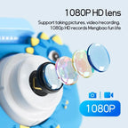 Digital Kids Cameras Toys Mini Children Camera 1080P HD, 8x Zoom Dual Camera