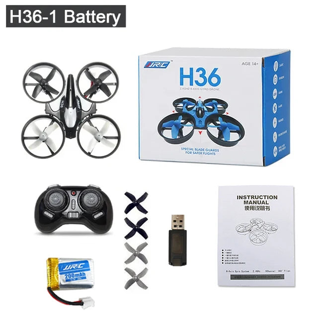 JJRC H36 RC Drohne 2,4G 4ch 6-Achsen Headless Modus Professioneller Hubschrauber 360 °   Flip Fernbedienung Flugzeug Quadcopter Eders Spielzeug