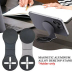 KASHIRINA MagSafe Halterung – Aluminium, faltbar, für iPhone, Laptop & Auto, Silber oder Schwarz