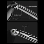 OPPO 2025 100 MP Kamera, intelligente KI-Brille, wasserdicht, Bluetooth, Anruf, Musik spielen, intelligente Brille, Bilder identifizieren, verwenden Sie ChatGPT