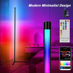 160CM Smart Bluetooth Tuya Ecke Stehlampe Schlafzimmer Nachtlicht Dimmbare RGB Stimmung Beleuchtung Musik Sync Stand Lampe für wohnkultur