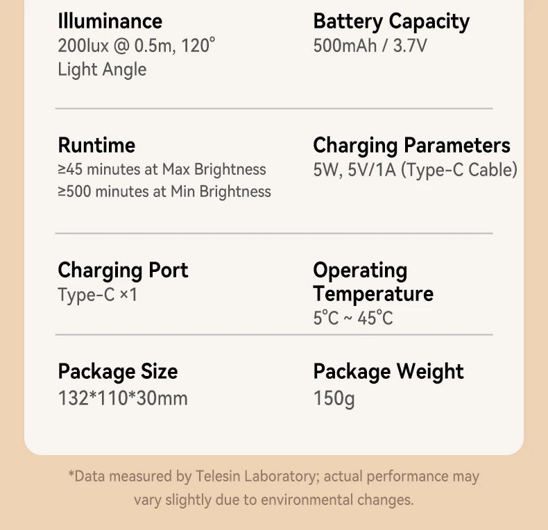 TELESIN- Smartphone Magnetisches Fülllicht, Mini-Selfie-Licht