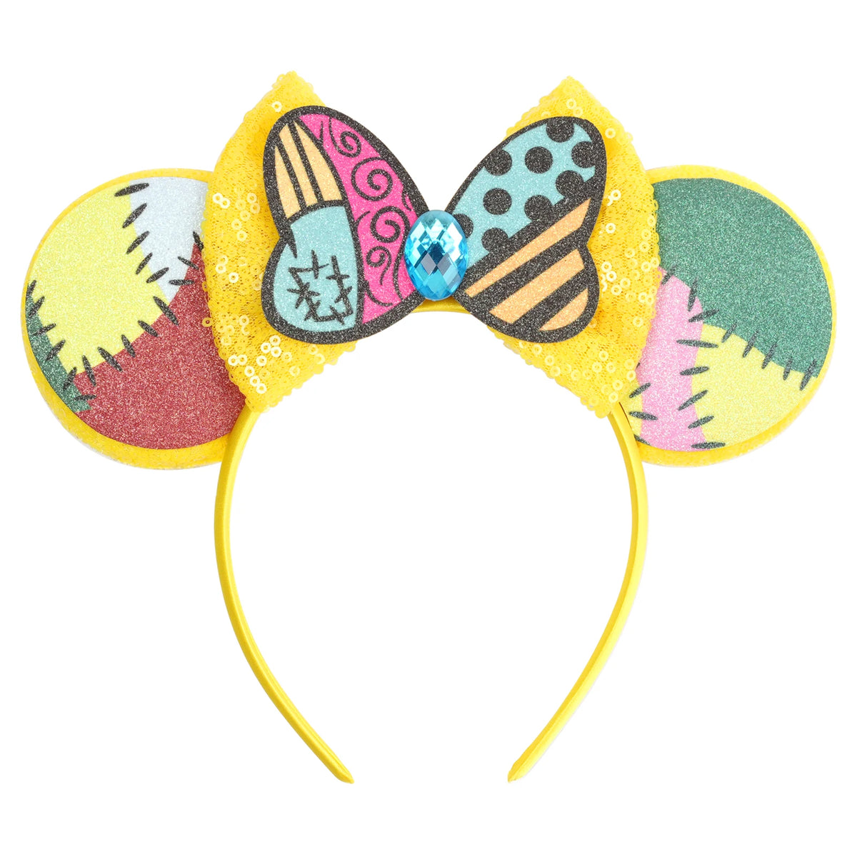 Prinzessin Haarreif mit Pailletten-Bogen – Disney-Motive, Halloween & Party | Damen & Kinder