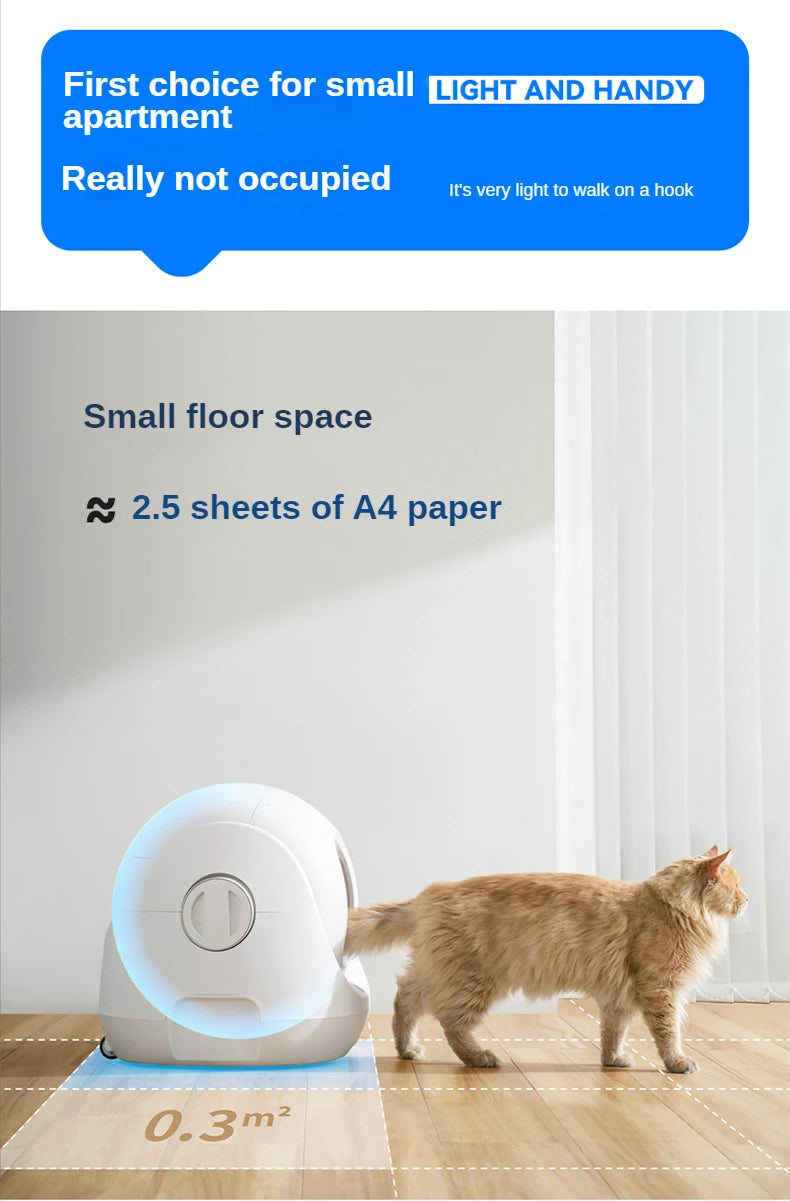 CATLINK Selbstreinigende Katzentoilette, automatische Toilette für Katzen, großer geschlossener Sandkasten, Katzenhaustier, intelligente Artikel, Arenero Gato Cerrado Katzentoilette