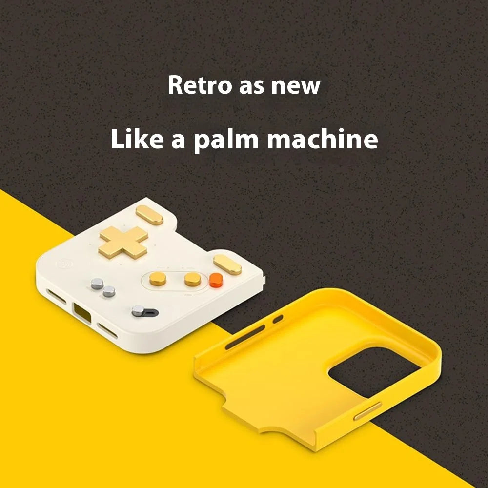 BITMOLAB GAMEBABY Telefon Fall Benutzerdefinierte Gamepads Für iPhone 16 15 Pro Max Retro Handheld Spielkonsole unterstützung GB GBC NES Layout Case