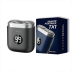 Präzisionsrasierer für Männer, tragbarer Elektrorasierer für schnelle Ergebnisse, Achselhaare, Mini-Elektrorasierer, grau