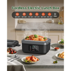 Elektrische Lunchbox mit Akku – 16.000 mAh, kabellos & selbstheizend