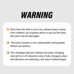 2-in-1-LED-Lampe, 2000 mAh, wiederaufladbar, Notlicht für den Außenbereich, IP66, wasserdicht, aufblasbar, faltbar, magnetisches Fülllicht, USB-Aufladung