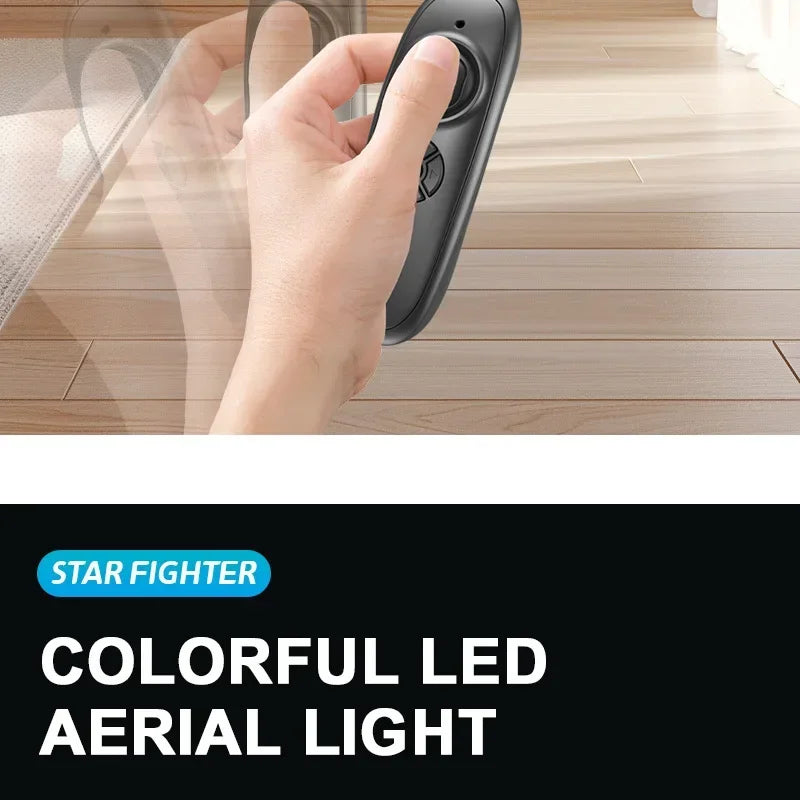 Fernbedienung Flugzeug V17 Jet Fighter Stunt Rc Flugzeug 360 °   Kreisendes ferngesteuertes Kampfflugzeug-Modellspielzeug mit LED-Leuchten