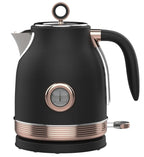 Retro-Frühstücksset, Geräte, 4-Scheiben-Toaster, elektrischer Wasserkocher und Toaster-Set, Saftmixer