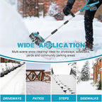 G perfil 13 Zoll bürstenloser elektrischer Schneepflug Schneekehrmaschine Akku-Sauberes Straßenhof-Elektrowerkzeug für Makita 18 V Akku-Pin