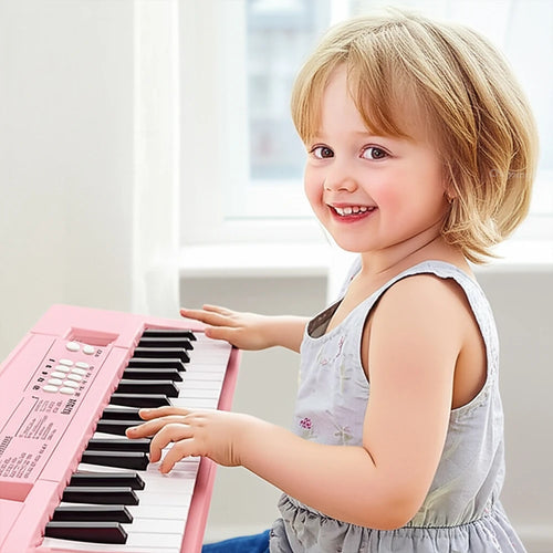 37-Tasten elektronische Klaviertastaturen mit Mikrofon, wiederaufladbar, Lernspielzeug, Musikinstrument, Geschenke für Jungen und Mädchen