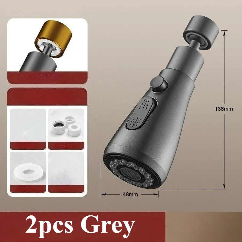 Universal Wasserhahn Extender Kupfer Drei Geschwindigkeit Kopf Wasser Saver Hause Erweiterte Dusche Spray Filter Wanxiang Wasserhahn Bubbler Düse