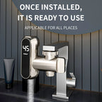 Fudeer 3400 W 220 V Elektrische Küche Warmwasserbereiter Wasserhahn Instant Hot Edelstahl Wasserhahn Heizung Kaltheizung Wasserhahn