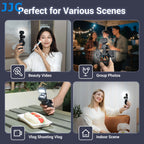 JJC Osmo Pocket 3 Mini-LED-Licht, magnetisches Fülllicht, Video-Selfie-Licht für DJI Osmo Pocket 3, wiederaufladbare Zusatzbeleuchtung