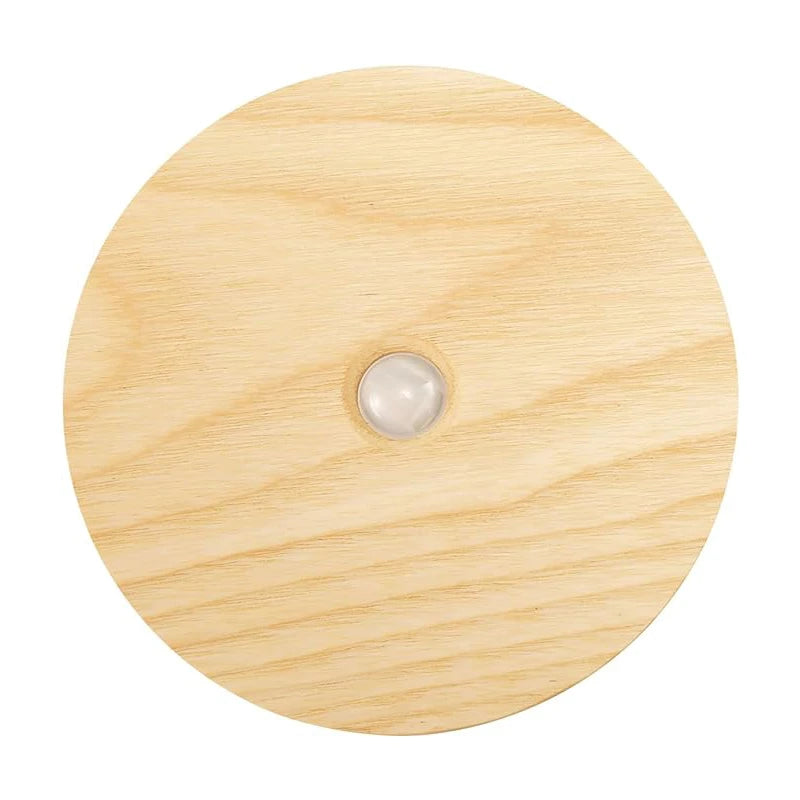 Bewegungssensor Nachtlicht aus Holz, USB wiederaufladbar, Stick-On-Stufen leuchten, magnetische Wandleuchten