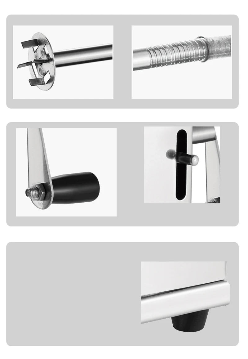 Kartoffelschneider Tornado, halbautomatische Dehnspirale aus dickem Edelstahl, manuelle Schneidemaschine, französische Frittiermaschine, Gemüseschneider