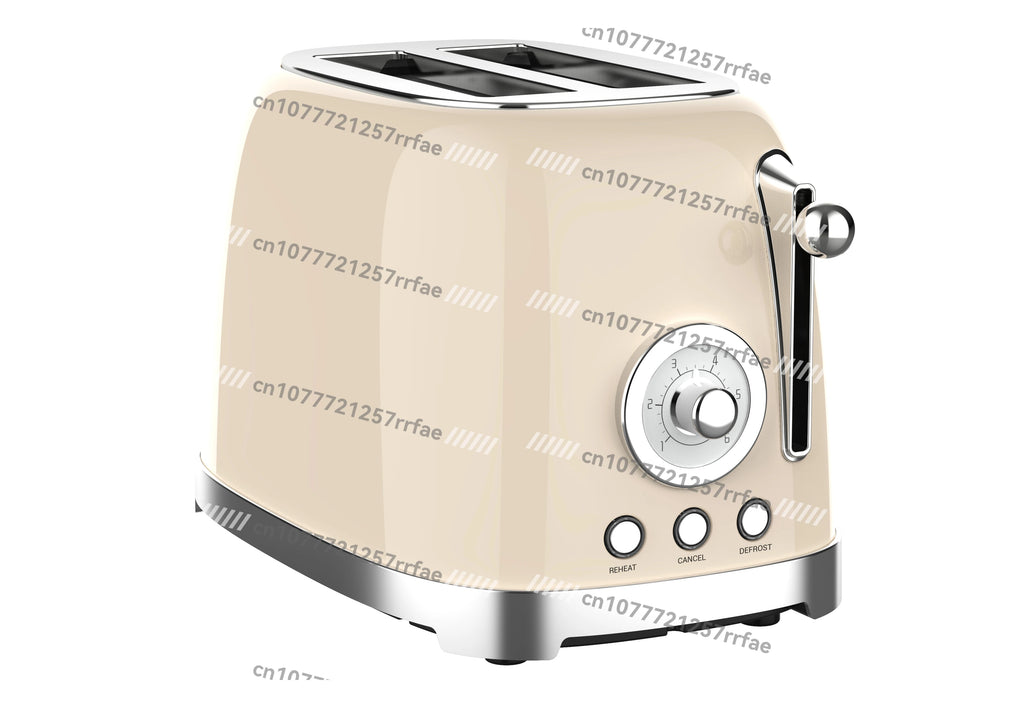 Kaffeemaschine Haushaltsgeräte Set Retro Toaster Edelstahl Elektrische Kaffeemaschine und Toaster Set