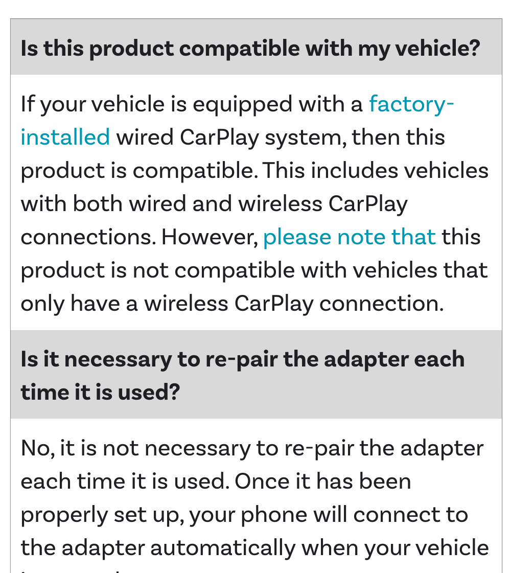 OTTOCAST Cabin Care, Drahtloser CarPlay-Adapter Babykamera 1080P HD 150°