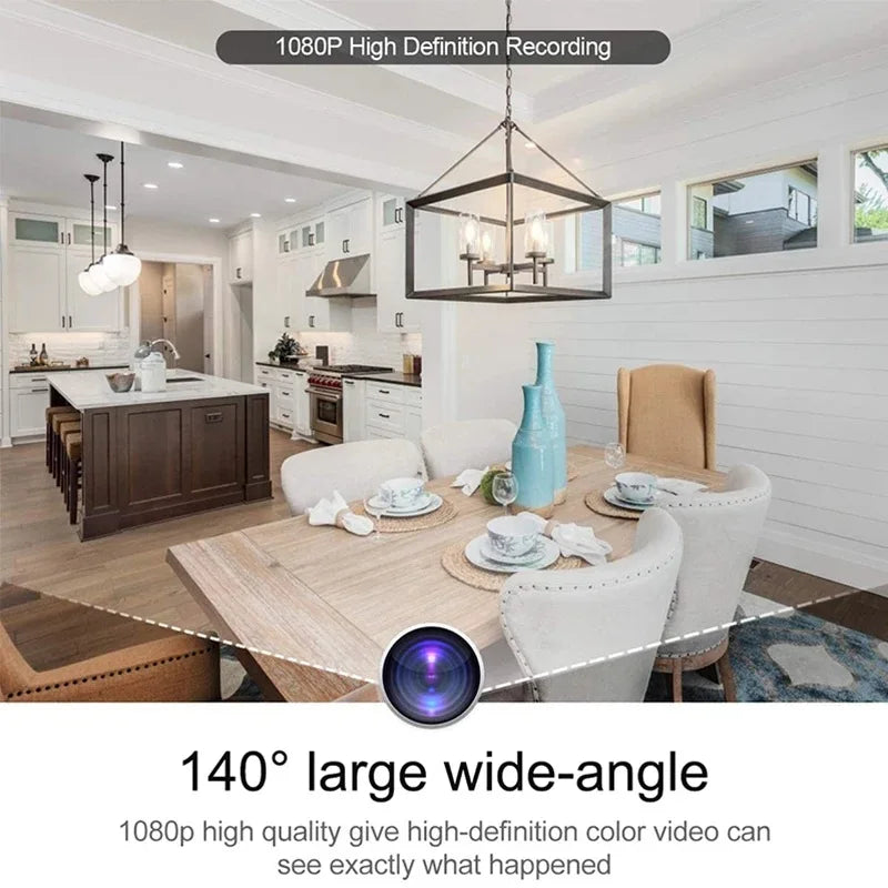 Wifi Mini Uhr, Kamera, Remote Viewing, Mit Nachtsicht 1080P, Überwachungskamera Fernbedienung, Bewegungserkennung, Für Haushalt