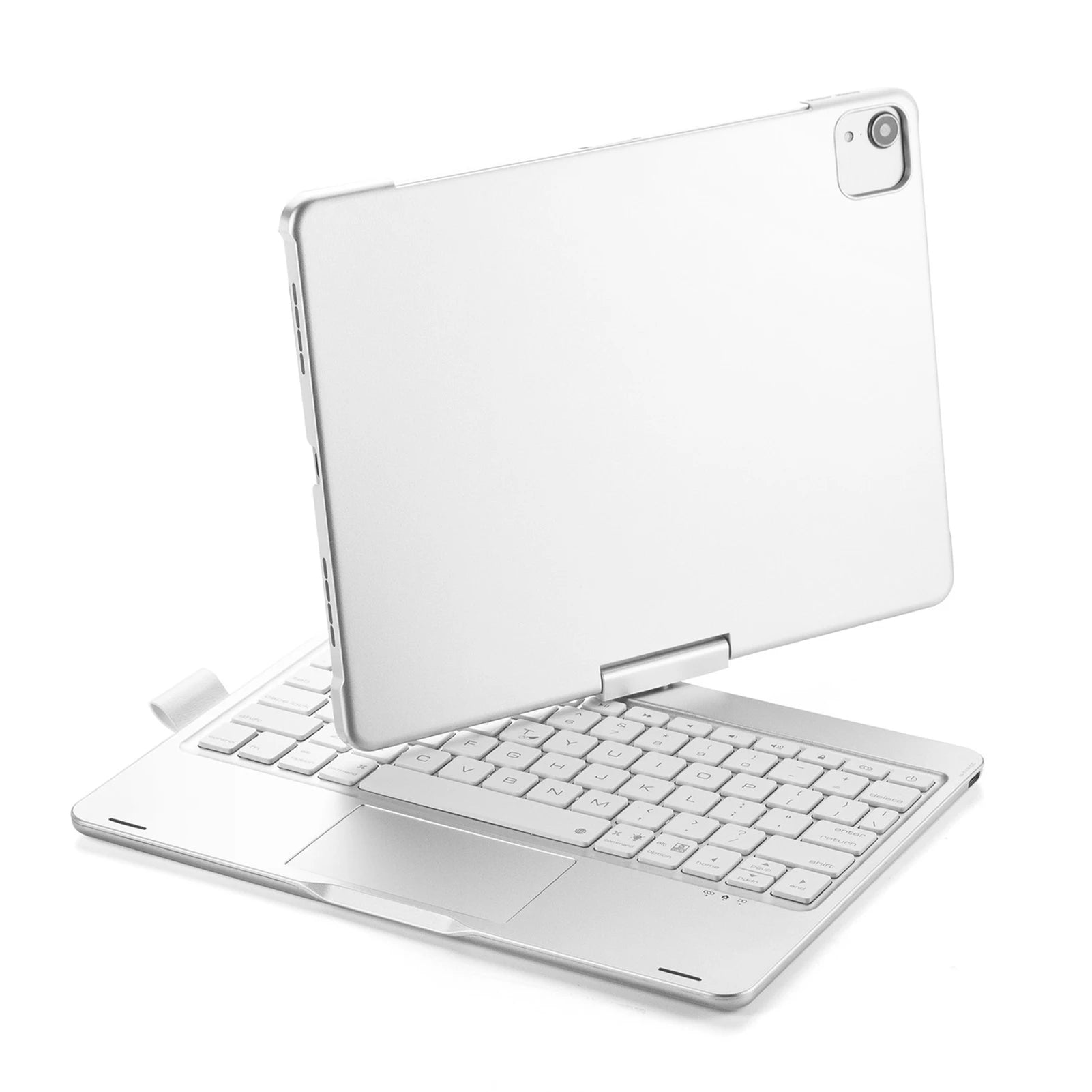 360 Grad drehbare BT-Tastatur für wiederaufladbare kabellose Tastatur und Maus mit 7-Farben-Hintergrundbeleuchtung für iPad 10,2/10,5 Zoll