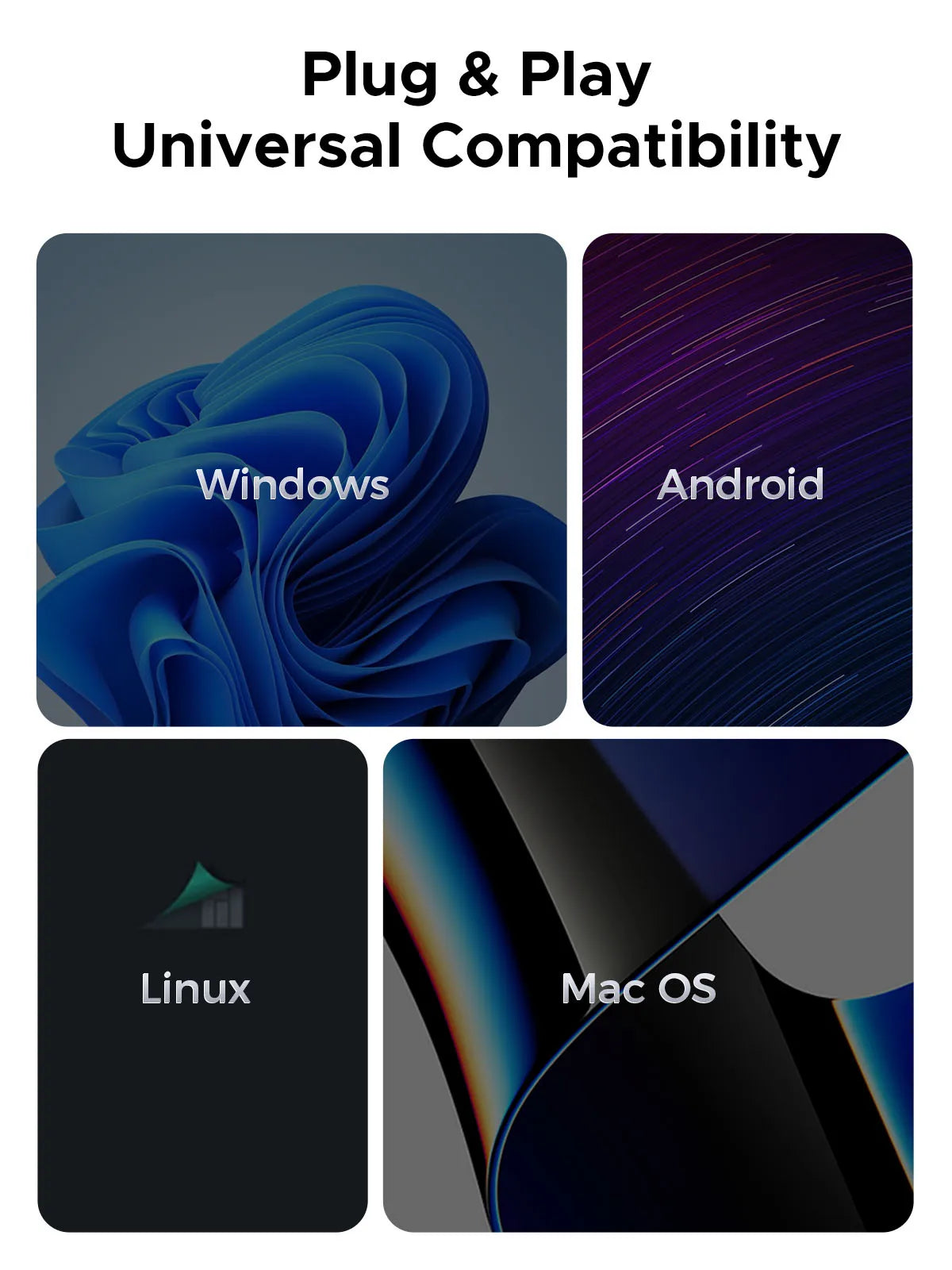 ORICO 10-in-1-USB-C-Dockingstation mit M.2-SSD-Gehäuse PD100W-Lade-Ethernet 4K60 Hz HDMI-Com 3,5-mm-Audiovolumeregler