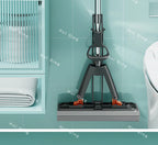 Gepresster selbstentleerender Gummi-Baumwollmopp, freihändiger magischer selbstreinigender Flachmopp, wiederverwendbarer Schwamm, Haushalts-Bodenreinigungswerkzeug