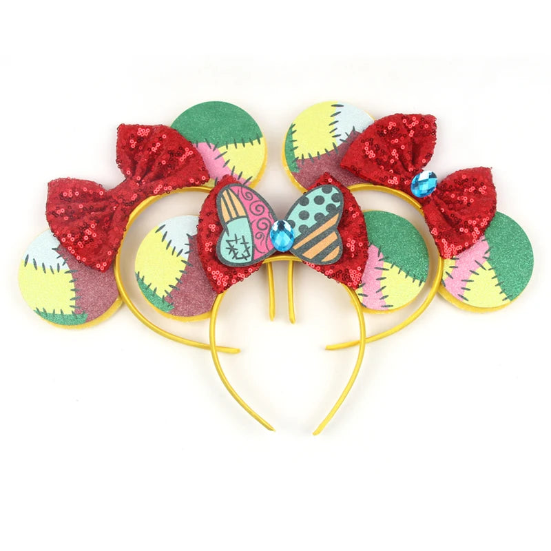 Prinzessin Haarreif mit Pailletten-Bogen – Disney-Motive, Halloween & Party | Damen & Kinder