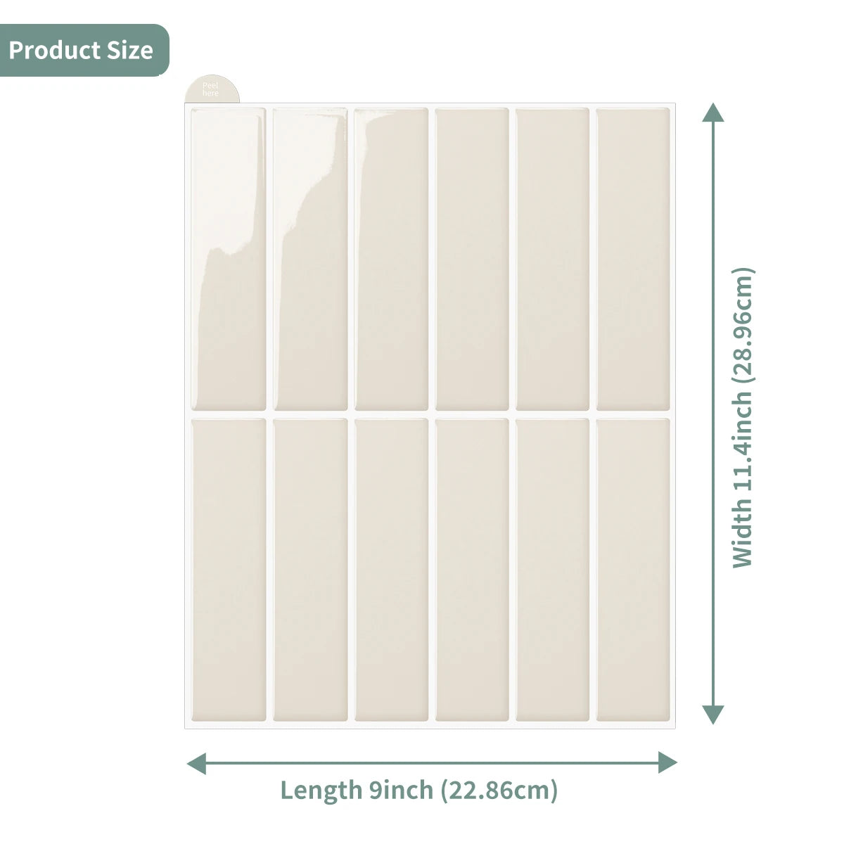 Bester Preis Wandfliesenaufkleber 3D-Harzkleber Wandaufkleber Selbstklebende Nachahmung von Fliesen abziehen und aufkleben wasserfeste Tapete